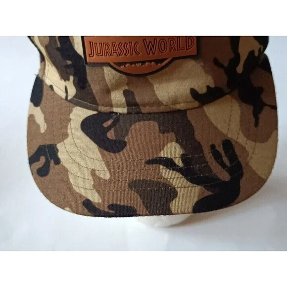 Jurassic World Hat Universal Studios Camo Adjustable Snap Back Cap - Picture 3 of 7